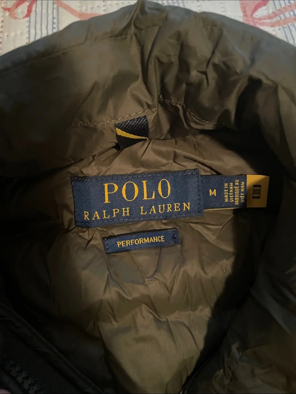 Polo by Ralph Lauren Olive Green Quilted Packable Puffer Jacket